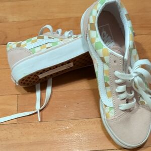 Vans Pastel Checkered Sneakers